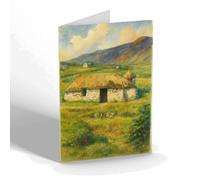NOTELET - Crofter's House, Isle of Skye - Vintage Art Style