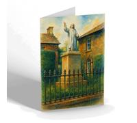NOTELET - Daniel Rowland's Memorial & Chapel - Vintage Art Style