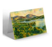 NOTELET - Derwentwater, Looking Keswick & Saddleback - Vintage Art Style
