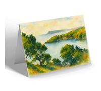 NOTELET - Dinas Head & Old Fort, Fishguard - Vintage Art Style