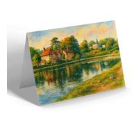 NOTELET - Doctor's Pond, Dunmow - Vintage Art Style