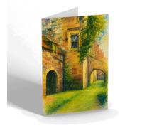 NOTELET - Douglas Window, Stirling Castle, Stirling - Vintage Art Style