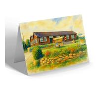 NOTELET - Drake's Tavern, Devon Coast Country Club - Vintage Art Style