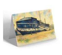 NOTELET - Dundee. H.M.S. Unicorn - Vintage Art Style