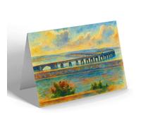 NOTELET - Dundee. Tay Bridge - Vintage Art Style