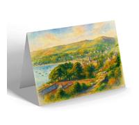 NOTELET - Dunoon. West Bay from Castle Hill - Vintage Art Style