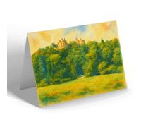 NOTELET - Dunster Castle (a) - Vintage Art Style