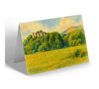 NOTELET - Dunster Castle (c) - Vintage Art Style