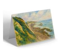 NOTELET - Eastbourne from Beachy Head - Vintage Art Style