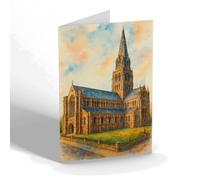 NOTELET - Edinburgh. St Mary's Cathedral - Vintage Art Style