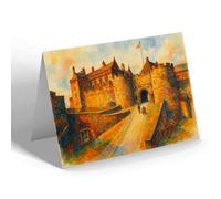 NOTELET - Entrance, Stirling Castle - Vintage Art Style