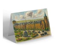 NOTELET - Erving Terrace & Gardens W End, Morecambe b - Vintage Art Style