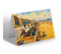NOTELET - Esplanade & Beach, Lowestoft - Vintage Art Style