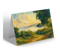 NOTELET - Evening on Loch Awe, Kilchrenan - Vintage Art Style