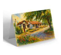 NOTELET - Exterior Of Lounge, Pontin's Bracklesham Bay - Vintage Art Style