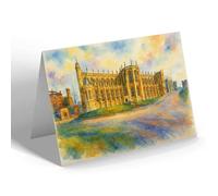 NOTELET - Exterior Of St George's Chapel, Windsor (a) - Vintage Art Style