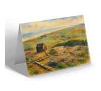 NOTELET - Fairbourne from the Blue Lake - Vintage Art Style