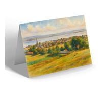 NOTELET - Fortrose from North East - Vintage Art Style