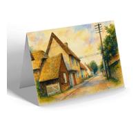 NOTELET - Fox & Hounds, Barley - Vintage Art Style