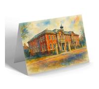 NOTELET - Free Library, Art Gallery & Museum, Worthing - Vintage Art Style