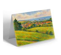 NOTELET - From Castle Grounds, Newport, Pem. - Vintage Art Style