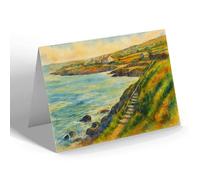 NOTELET - From the Cliffs, Newport, Pem. - Vintage Art Style