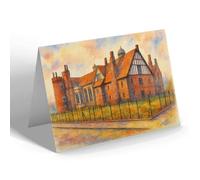 NOTELET - Gainsborough. The Old Hall (b) - Vintage Art Style