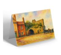 NOTELET - Galway, Part of the Old Town Hall - Vintage Art Style