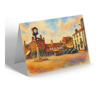 NOTELET - Gaol Square, Stafford - Vintage Art Style