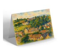 NOTELET - General View, Low Bentham - Vintage Art Style