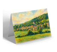 NOTELET - General View of the Village, Kerry - Vintage Art Style