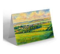 NOTELET - General View, Stranraer - Vintage Art Style