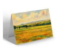 NOTELET - General View Towards the Station Kennethmont - Vintage Art Style