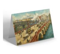 NOTELET - Glasgow Bridge & Jamaica St, North, Glasgow - Vintage Art Style
