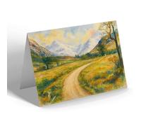 NOTELET - Glen Nevis, Fort William (b) - Vintage Art Style