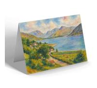 NOTELET - Glencoe from Onich - Vintage Art Style