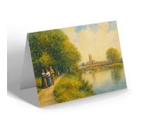NOTELET - Gloucester. Cathedral from the Severn - Vintage Art Style