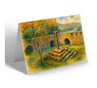 NOTELET - Gougane-Barra. St Finn Barr's Throne - Vintage Art Style