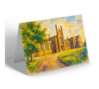 NOTELET - Grammar School, Wakefield - Vintage Art Style