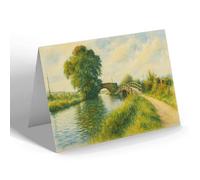 NOTELET - Grand Union Canal, Aylestone, Leicester - Vintage Art Style