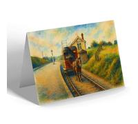NOTELET - Great Northern Ireland Railway, Fintona - Vintage Art Style