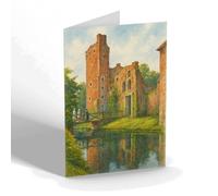 NOTELET - Great Yarmouth. Caister Castle - Vintage Art Style