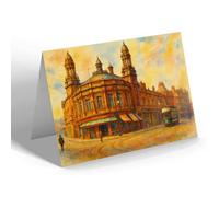 NOTELET - Halifax. Victoria Hall (b) - Vintage Art Style
