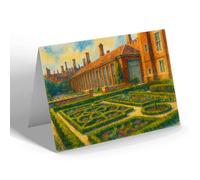 NOTELET - Hampton Court, Knot Gardens - Vintage Art Style