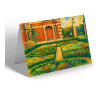 NOTELET - Hampton Court, The Carpet Gardens - Vintage Art Style