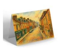 NOTELET - Hanover Sreet, Stranraer - Vintage Art Style