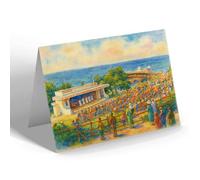 NOTELET - Happy Valley Entertainers & Pier, Llandudno - Vintage Art Style