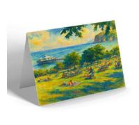 NOTELET - Happy Valley, Pier & Little Orme, Llandudno - Vintage Art Style