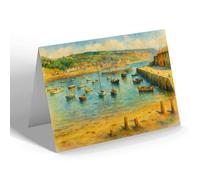 NOTELET - Harbour Entrance, the Cobb, Lyme Regis - Vintage Art Style