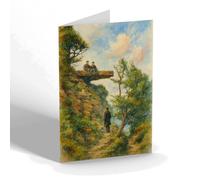 NOTELET - Hastings. At the Lover's Seat - Vintage Art Style